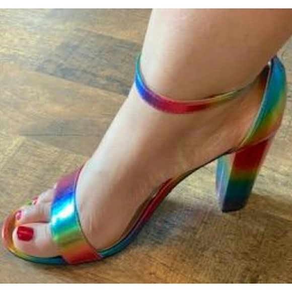 NEW! Rainbow Heels - Picture 2 of 2